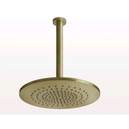 Верхний душ, Gessi, Shower316, 355*355, цвет-латунь брашированная PVD(Brushed Brass PVD)
