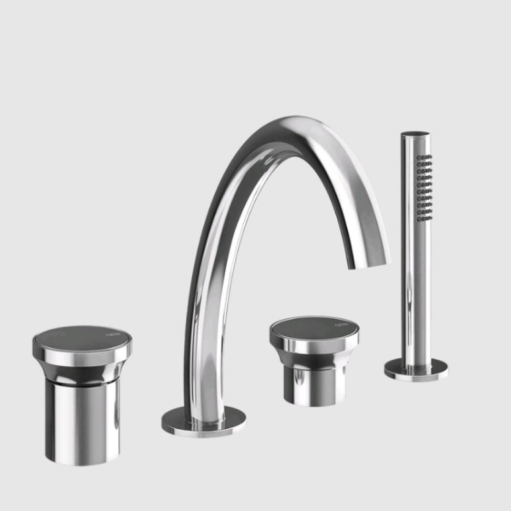 Смеситель для ванны и душа, Gessi, Origini, цвет-хром