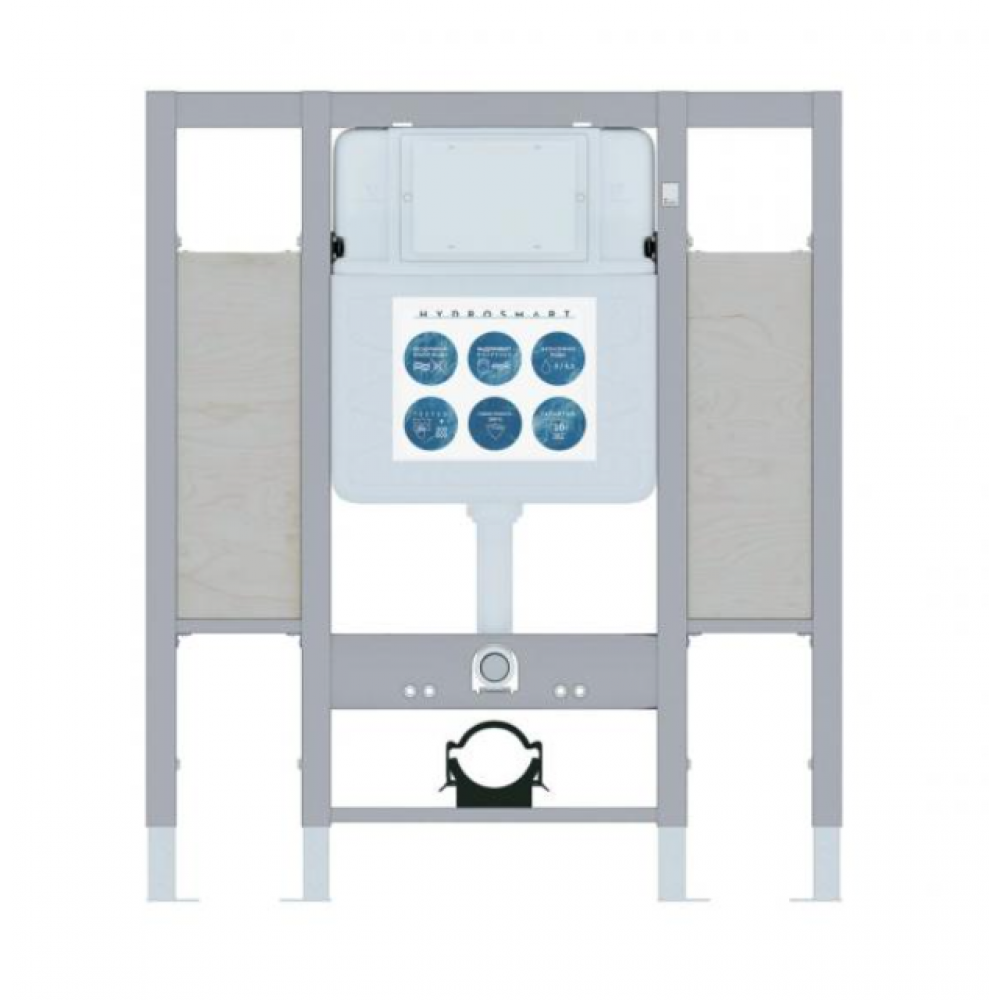 Инсталляция, Nofer, Hydrosmart, для подвесного унитаза, шгв 950*100*1130