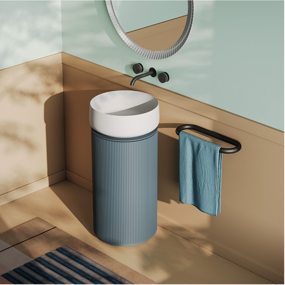 Тумба под раковину, Artceram, Opera, шгв 400*400*720, раковина-необходимо заказать, цвет-Moka