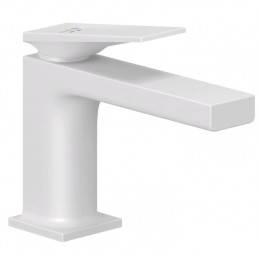 Смеситель для раковины, Kludi, DECUS, цвет-белый матовый (Matt White, Bianco Opaco)