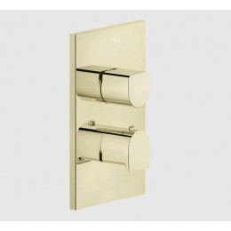 Смеситель для душа, Gessi, Rilievo, на 1 потребитель, цвет-Brass PVD