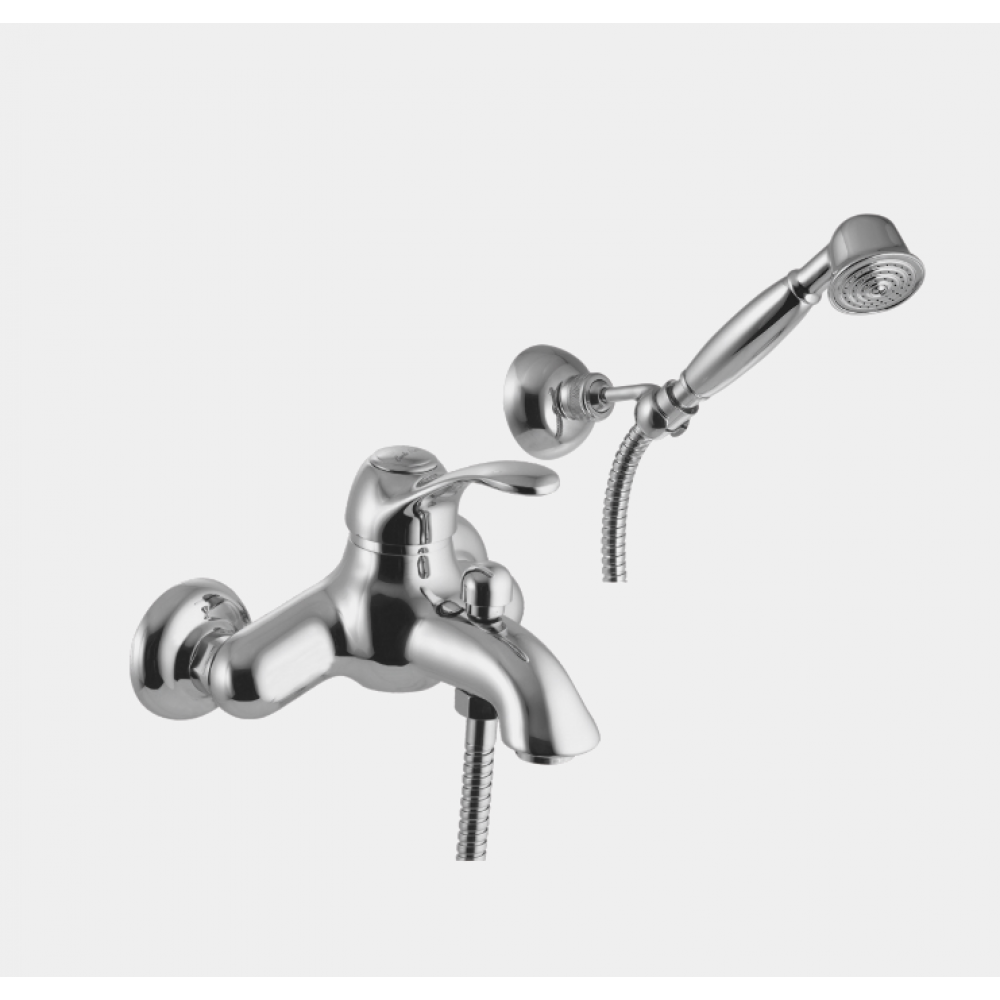 Смеситель для ванны и душа, Fima Carlo Frattini, Lamp, цвет-хром