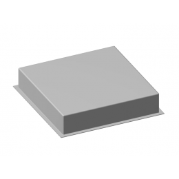 Крышка для установки душевой лейки, Fantini,  в потолке хаммама, шгв 750*750*150