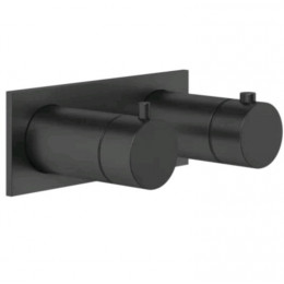 Смеситель для душа, Gessi, Anello, на 3 потребителя, цвет-черный матовый