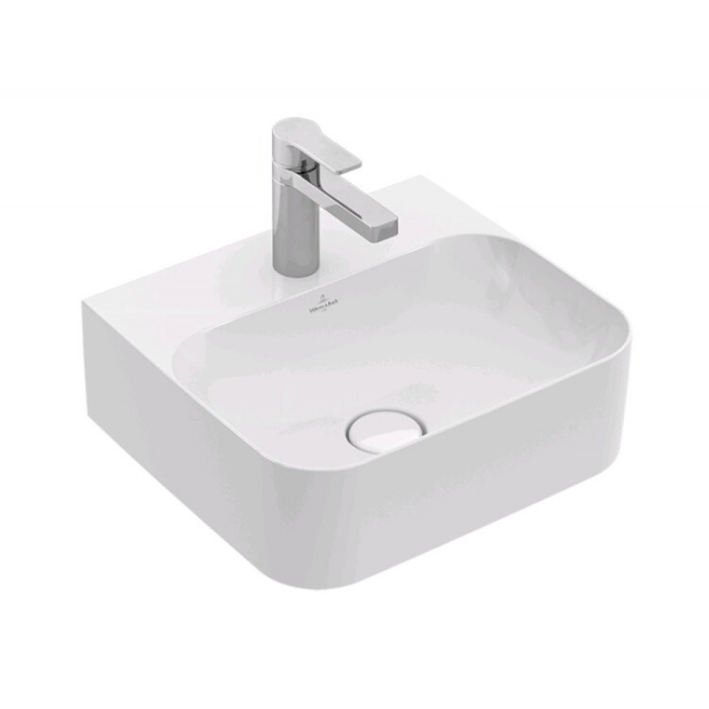 Раковина, Villeroy&Boch, Finion, шг 430*390*105, CeramicPlus, цвет-альпийский белый