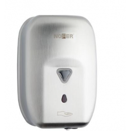 Дозатор для жидкого мыла, Nofer, Automatics, шгв 140*100*210, цвет дозатора-сталь нержавеющая сатинированная