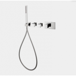 Смеситель для душа, Fima Carlo Frattini, Fimatherm, на 2 потребителя, цвет-хром