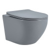 Унитаз, Splendy, Light, Tornado, подвесной, шгв 365*525*345, с сиденьем, цвет-серый матовый/серый глянцевый