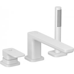 Смеситель для ванны и душа, Kludi, Renon, цвет-белый матовый