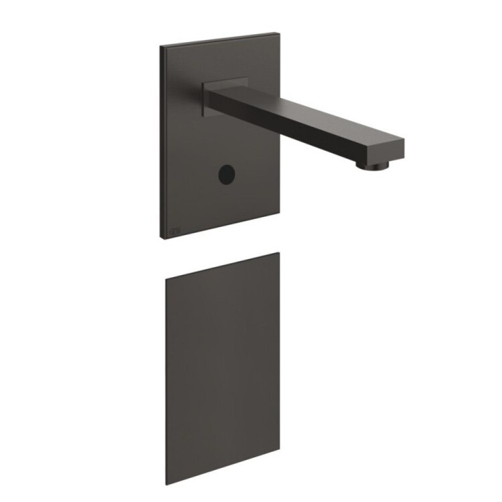 Смеситель для раковины, Gessi, Sensor Taps, цвет-Black Metal Brushed PVD