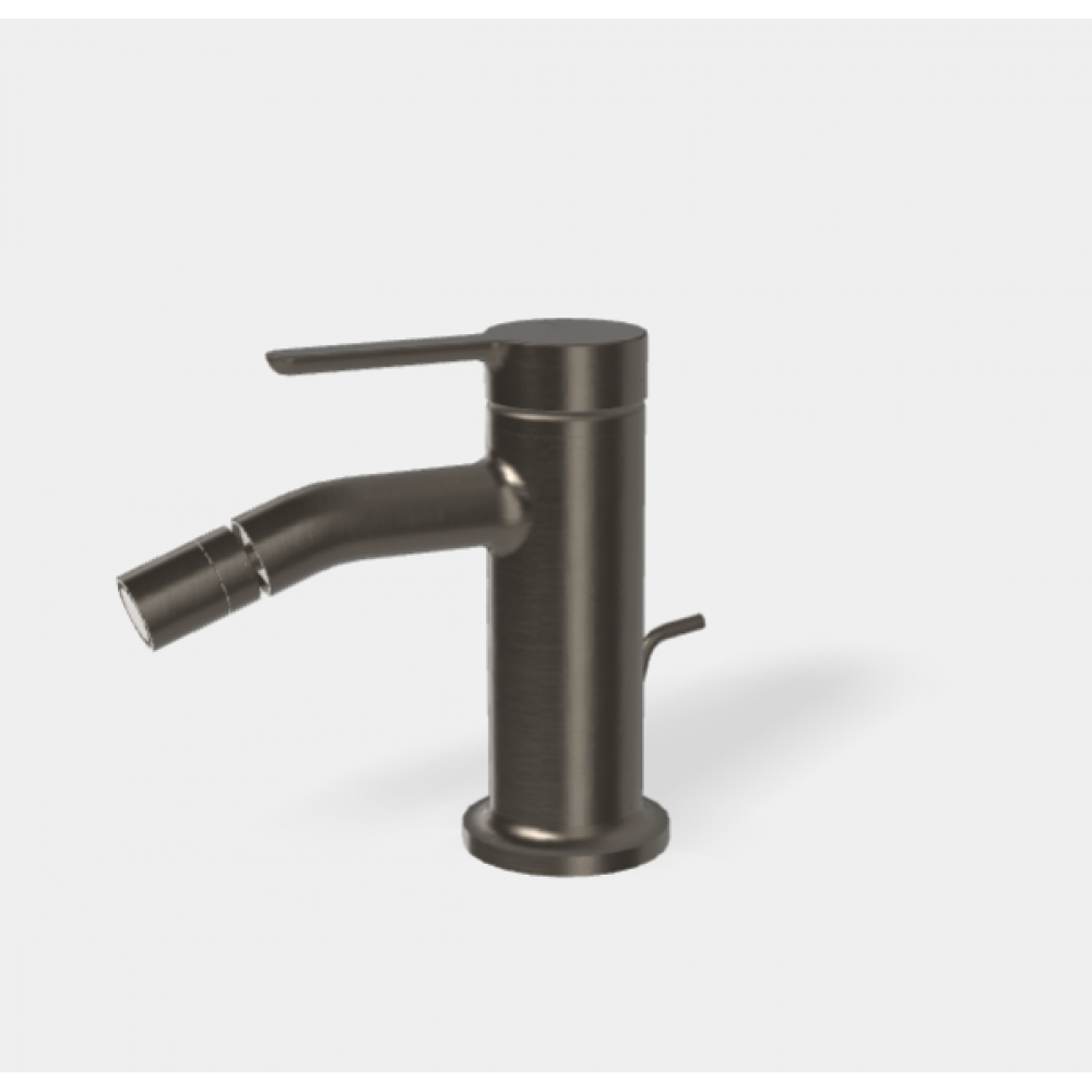 Смеситель для биде, Fima Carlo Frattini, Snap, цвет-брашированный черный хром