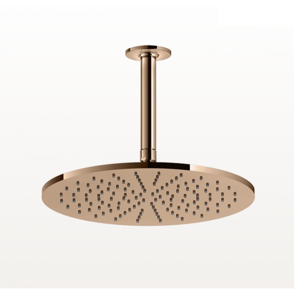 Верхний душ, Gessi, Inciso, 300*300, цвет-Copper PVD