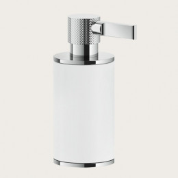 Дозатор для жидкого мыла, Gessi, Inciso, шгв 75*118*191, цвет дозатора-хром/белый