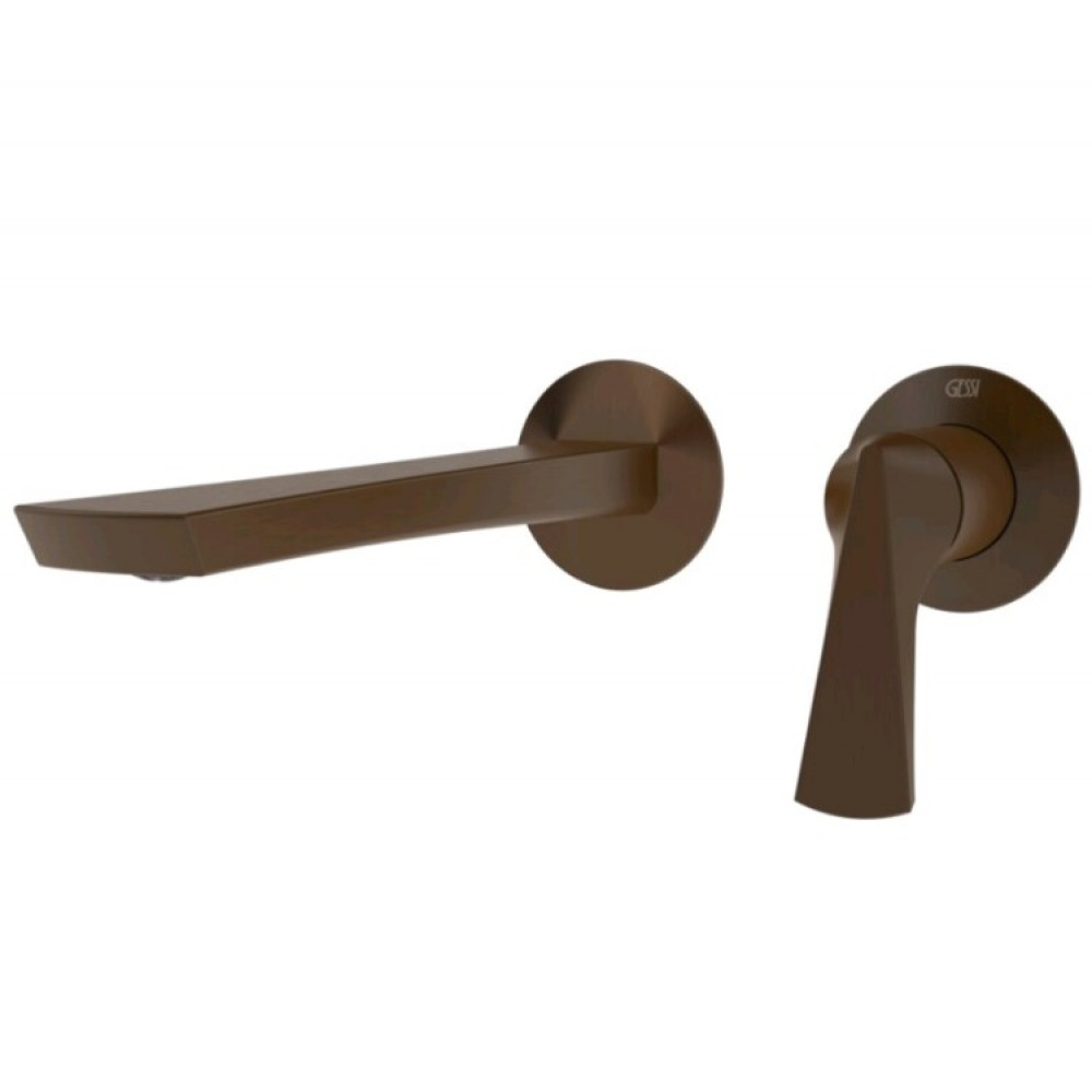 Смеситель для раковины, Gessi, Ventaglio, цвет-Dark Bronze