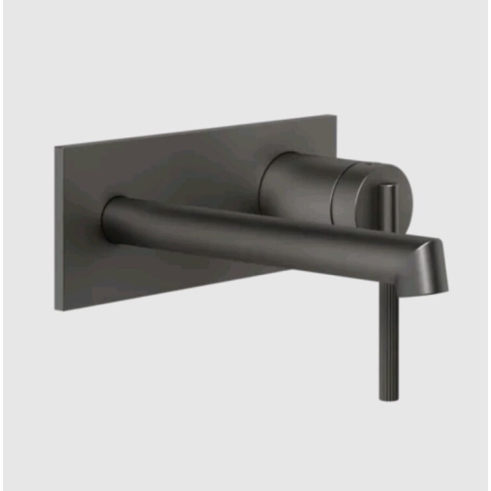 Смеситель для раковины, Gessi, Ingranaggio, цвет-Black Metal Brushed PVD