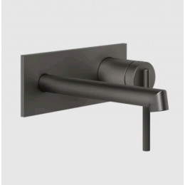 Смеситель для раковины, Gessi, Ingranaggio, цвет-Black Metal Brushed PVD
