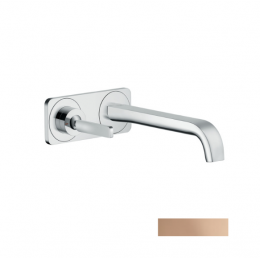 Смеситель для раковины, Axor, Axor Citterio E, цвет-полированное красное золото