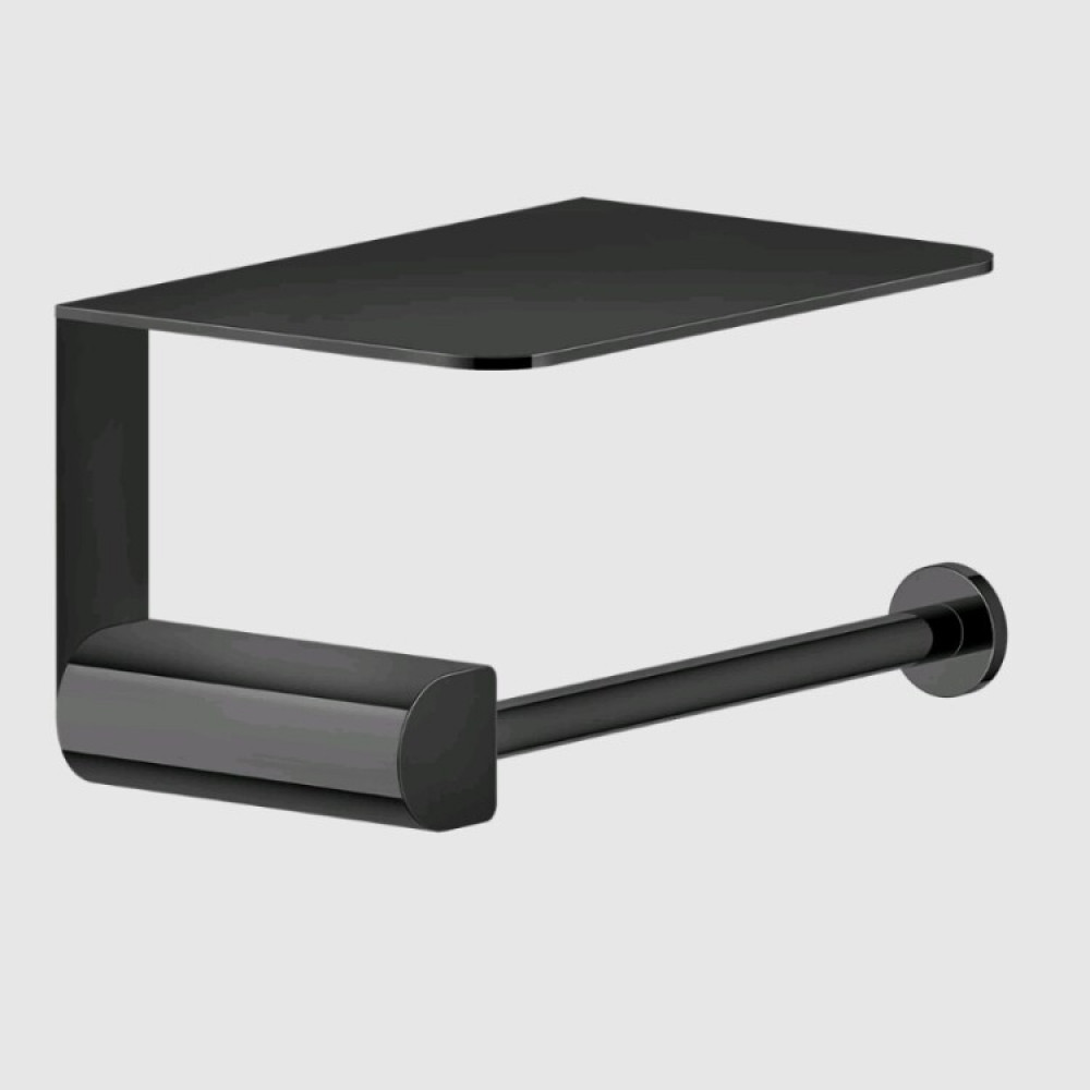 Бумагодержатель, Gessi, Rilievo, шгв 165*100*89, цвет-Black Metal PVD