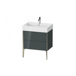 Тумба под раковину, Duravit, XViu, шгв 684*493*454, раковина-необходимо заказать, цвет-Dolomiti Grey HG