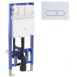 Инсталляция, Smartflow, для унитаза, шгв 500*120*1135, цвет клавиши-хром