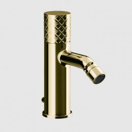 Смеситель для биде, Gessi, Habito Intreccio, цвет-Brass PVD