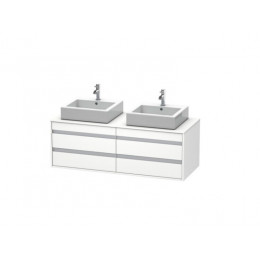 Тумба под раковину, Duravit, Ketho, шгв 1400*550*496, раковина-необходимо заказать, цвет-белый матовый
