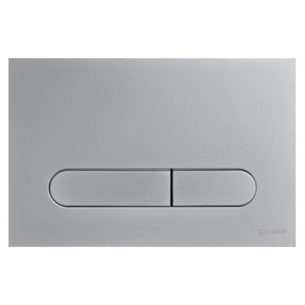 Клавиша смыва, Duravit, DuraSystem, для унитаза, шгв 230*6,5*150,5, цвет-хром матовый