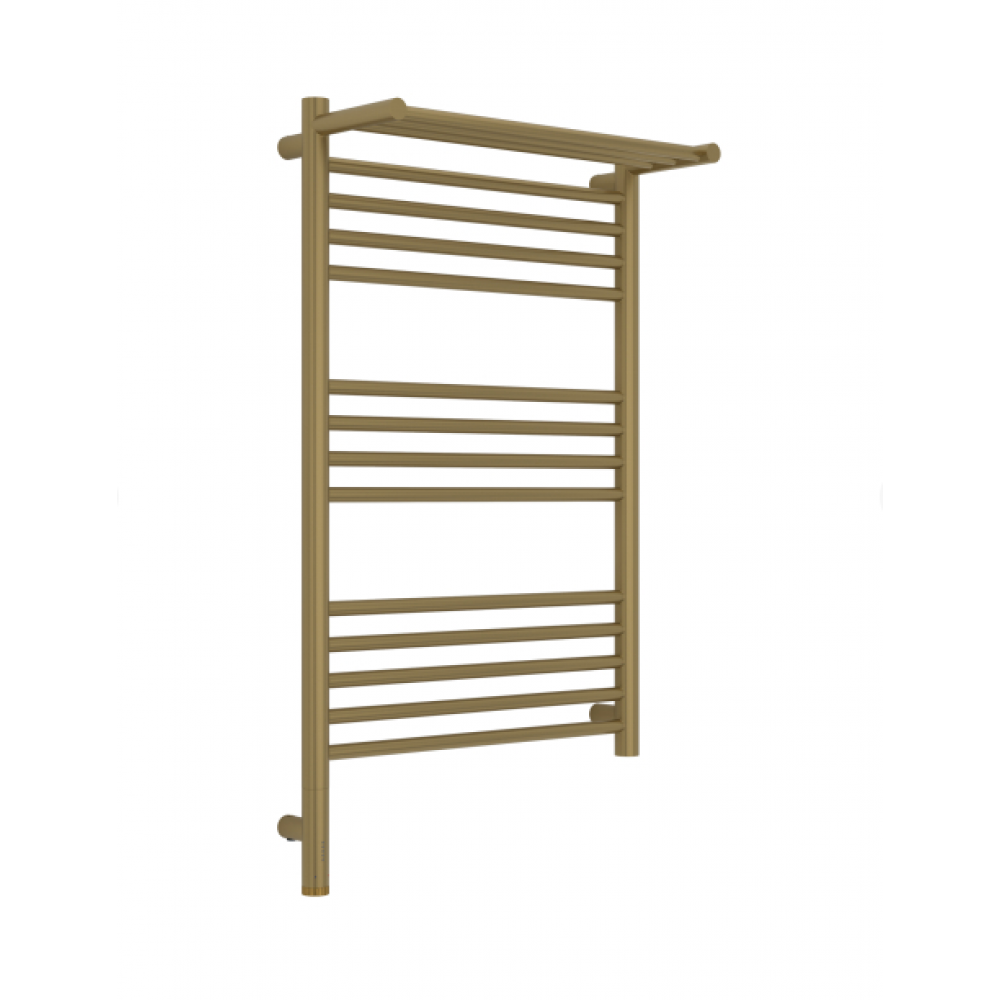 Полотенцесушитель, Сунержа, Богема 3.1, с 1 полкой, шгв 532*215*924, нижнее слева, МЭМ, цвет-золотой шёлк