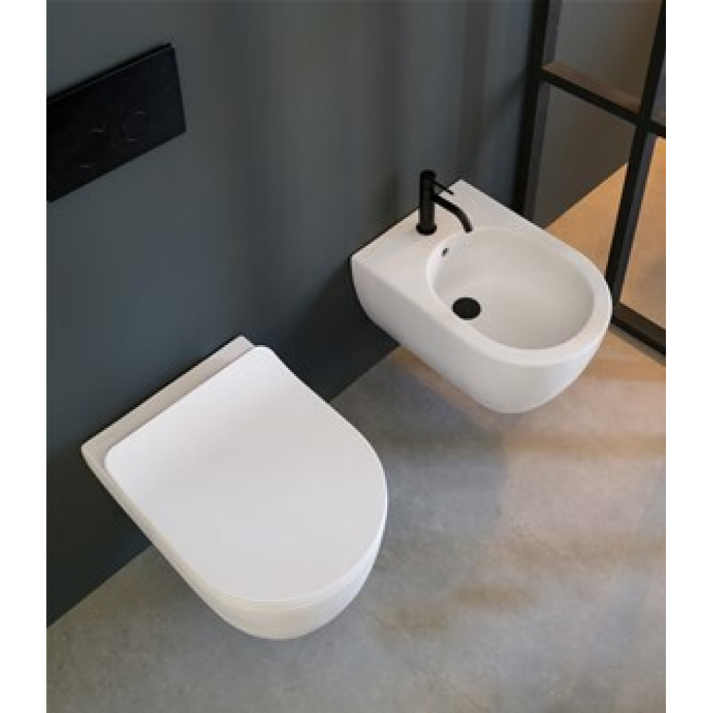 Биде, Scarabeo, Glam, подвесной, шгв 360*505*280, цвет-Pearl