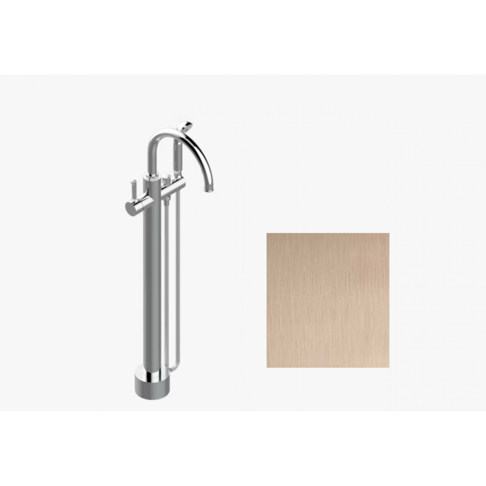 Смеситель для ванны и душа, THG, Hamptons, цвет-Umber matt PVD