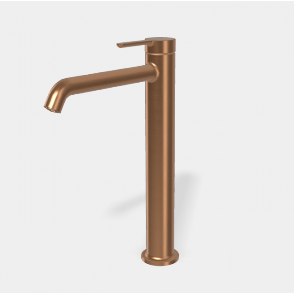 Смеситель для раковины, Fima Carlo Frattini, Snap, цвет-бронза брашированная янтарная