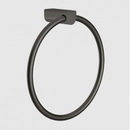 Полотенцедержатель, Gessi, Rilievo, шгв 222*67*230, цвет-Black Metal Brushed PVD