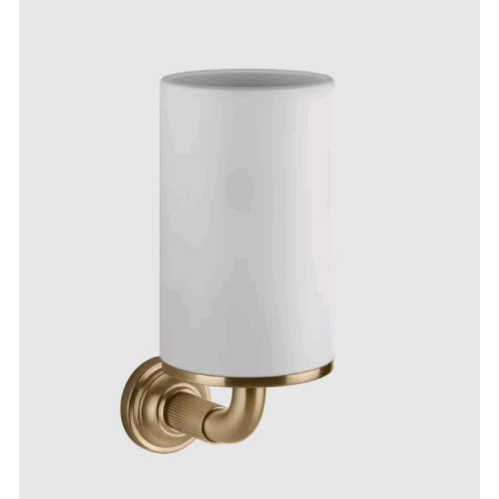 Стакан, Gessi, VENTI20, шгв 75*115*182, цвет-белый/Warm Bronze Br. PVD