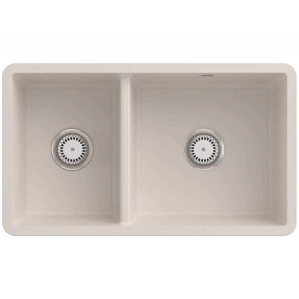 Мойка, Villeroy&Boch, Subway 60 SU, шгв 750*440*200, отверстия для смесителя-отсутствуют, CeramicPlus, цвет-Crema