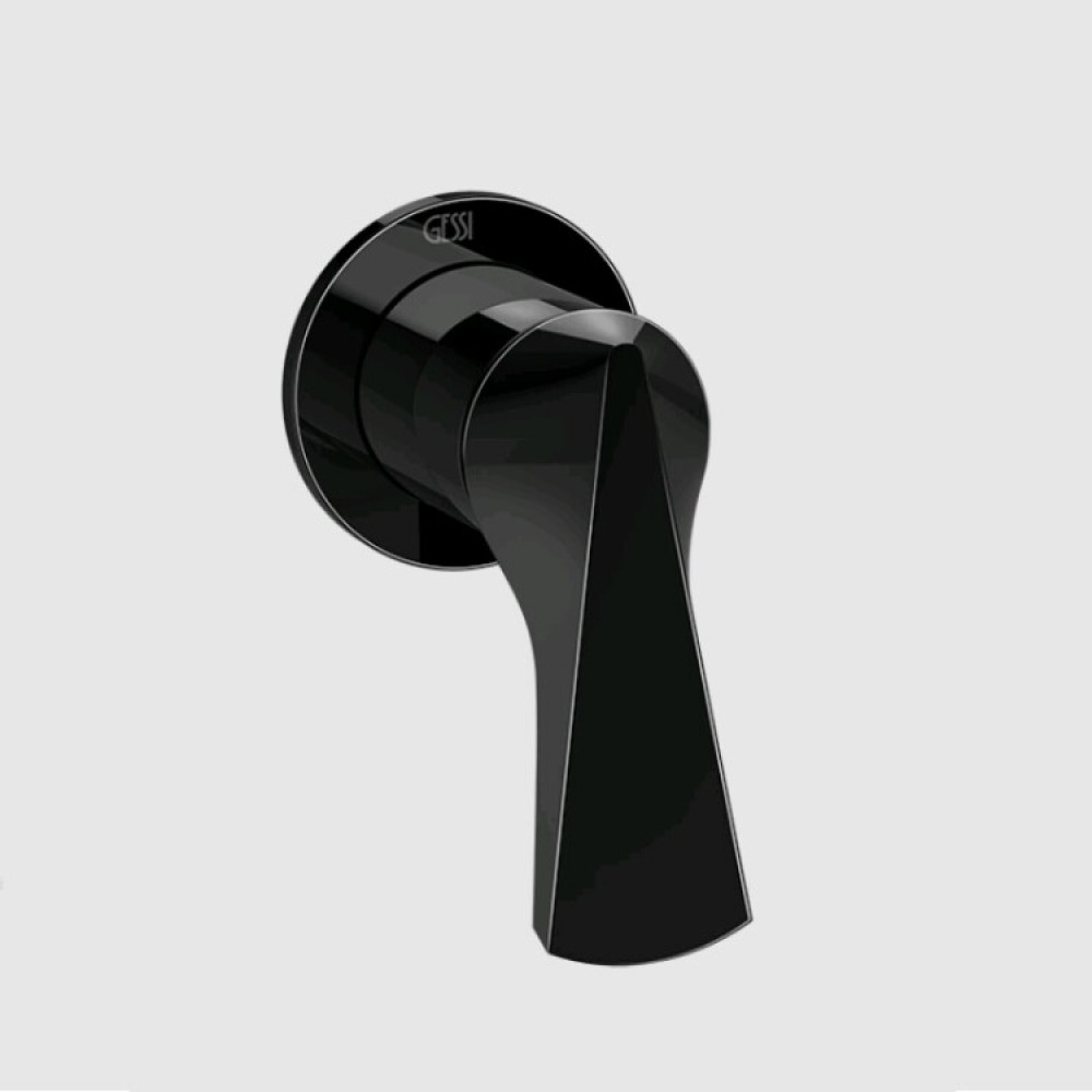 Смеситель для душа, Gessi, Ventaglio, на 1 потребитель, цвет-Black Metal PVD