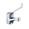 Смеситель для раковины, Nofer, с удлинённым рычагом, цвет-хром