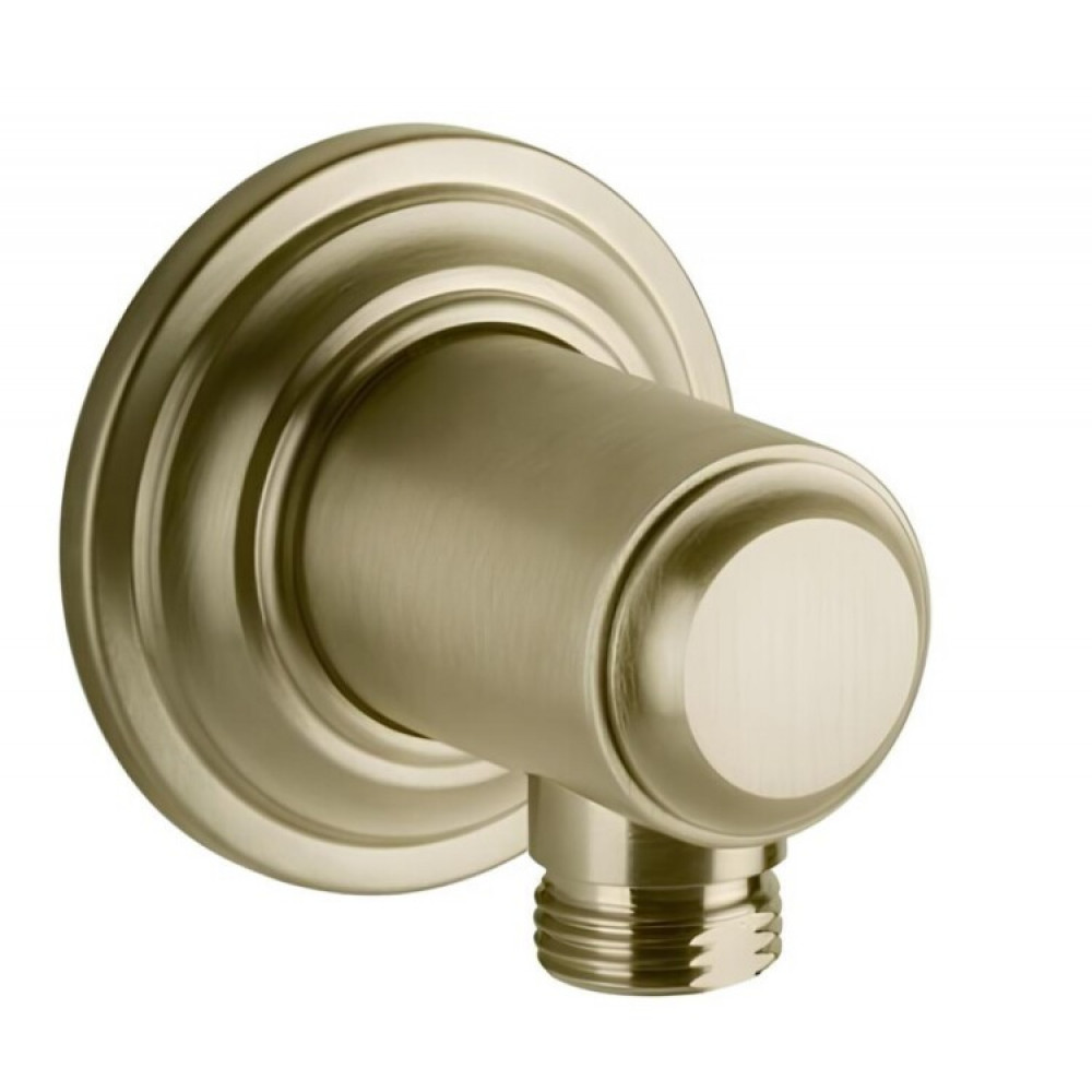 Шланговое подсоединение, Gessi, VENTI20, цвет-Brushed Brass PVD