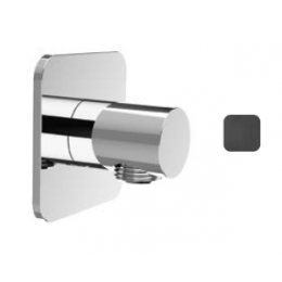 Шланговое подсоединение, Almar, Showers Accessories, цвет-Absolute Black Brushed PVD (Товар заказной, возврату не подлежит)