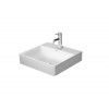Раковина, Duravit, DuraSquare, шгв 500*470*145, отверстия для смесителя-1, WonderGliss, цвет-белый