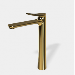 Смеситель для раковины, Fima Carlo Frattini, Flo', цвет-золото