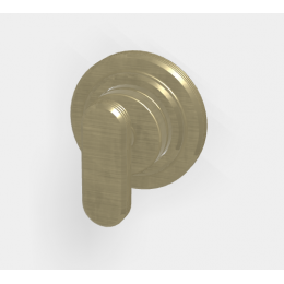 Смеситель для душа, Fima Carlo Frattini, Park Lane, на 1 потребитель, цвет-шампань брашированная