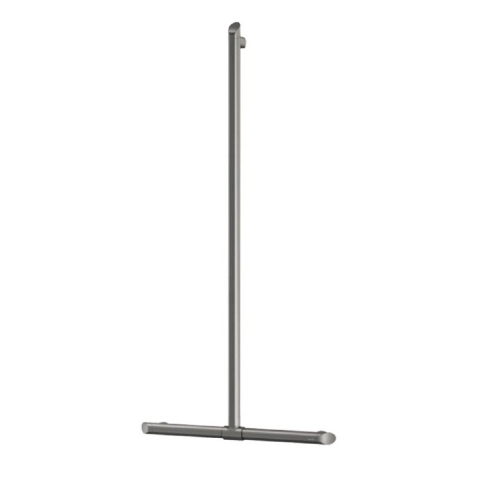 Поручень, Delabie, Be-Line, T-образный опорный, шгв 500*38*1130, цвет-антрацит (Antracite)