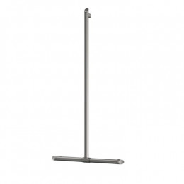 Поручень, Delabie, Be-Line, T-образный опорный, шгв 500*38*1130, цвет-антрацит (Antracite)