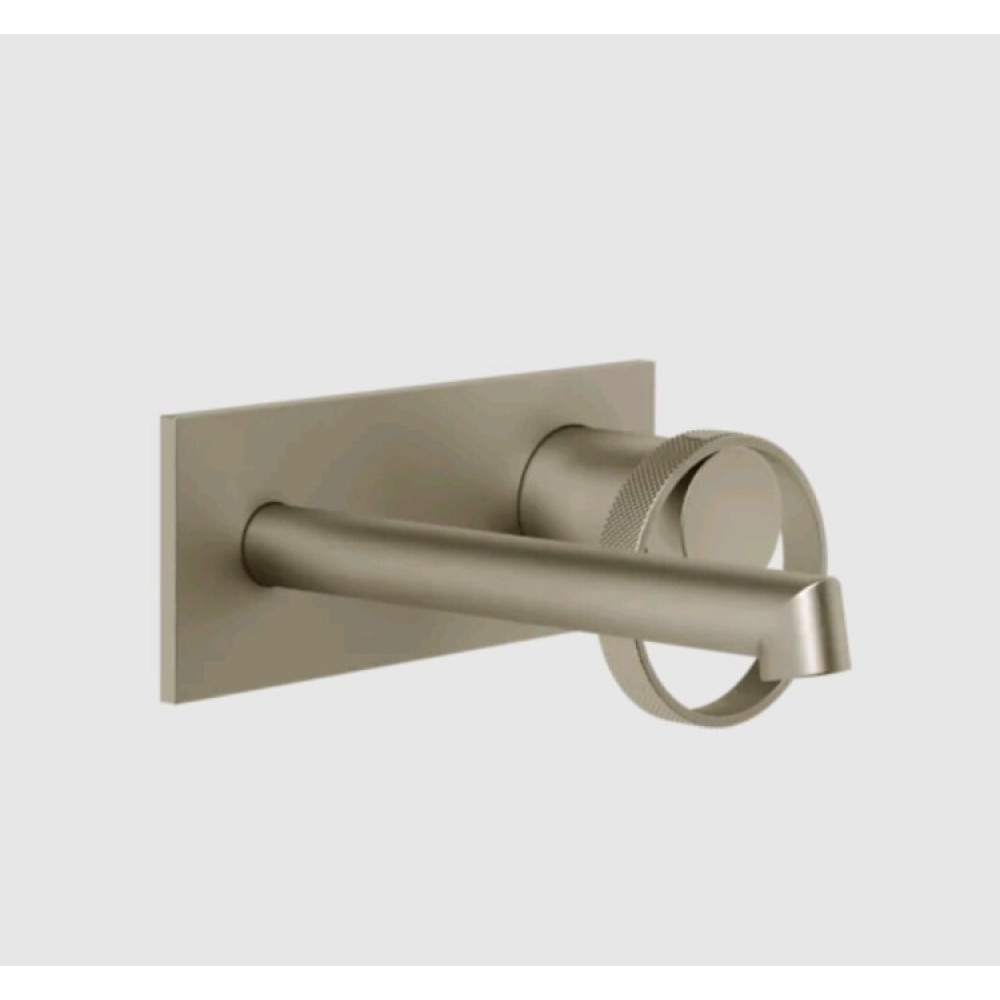 Смеситель для раковины, Gessi, Anello, цвет-Finox Brushed Nickel