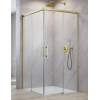 Дверь, Radaway, Idea KDD, шв 900*2005, петли-справа, золото брашированное, цвет стекла-прозрачный, Easy Clean