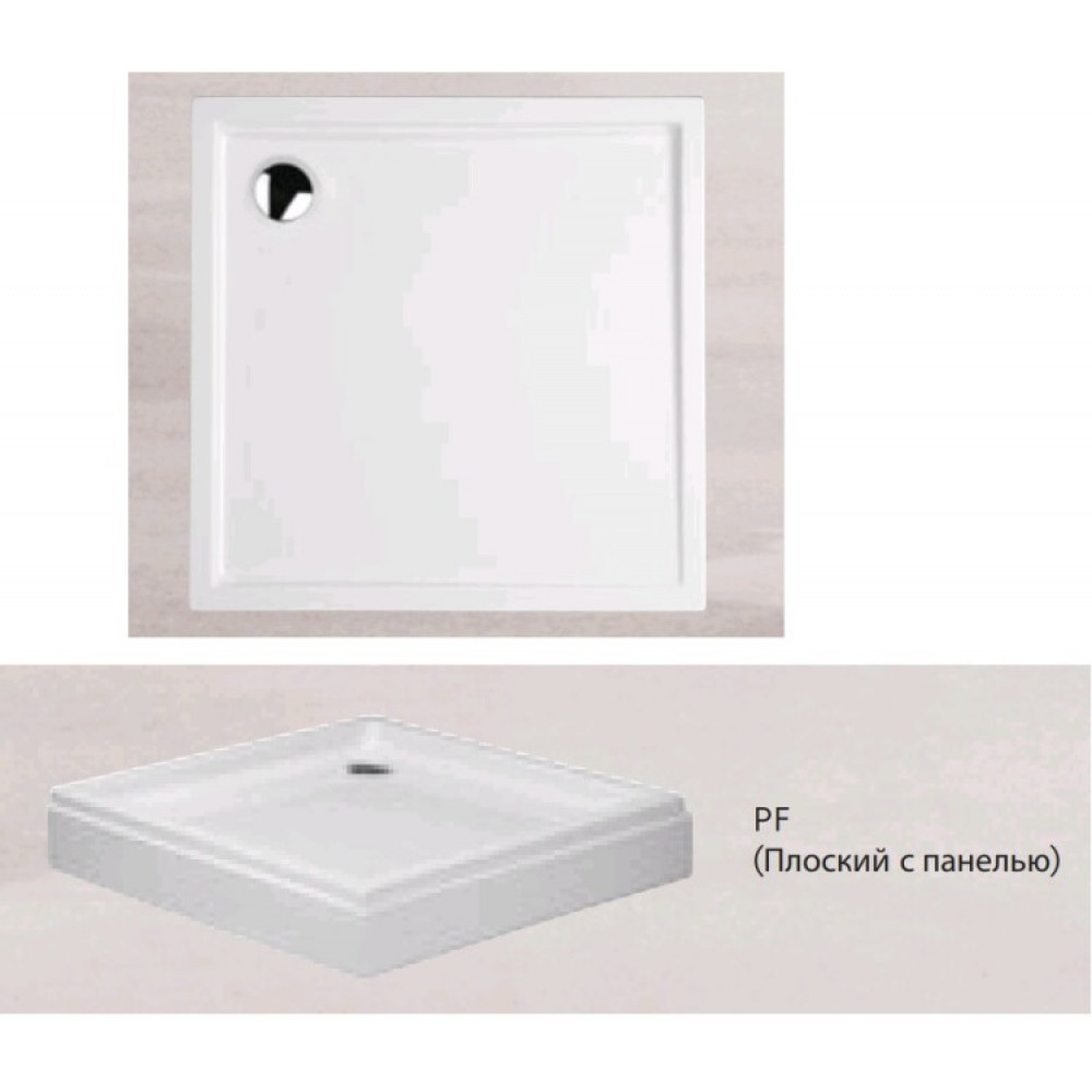 Душевой поддон, Huppe, Streamline, шгв 900*900*120, цвет-белый