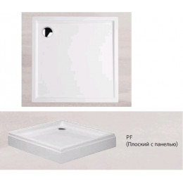 Душевой поддон, Huppe, Streamline, шгв 900*900*120, цвет-белый