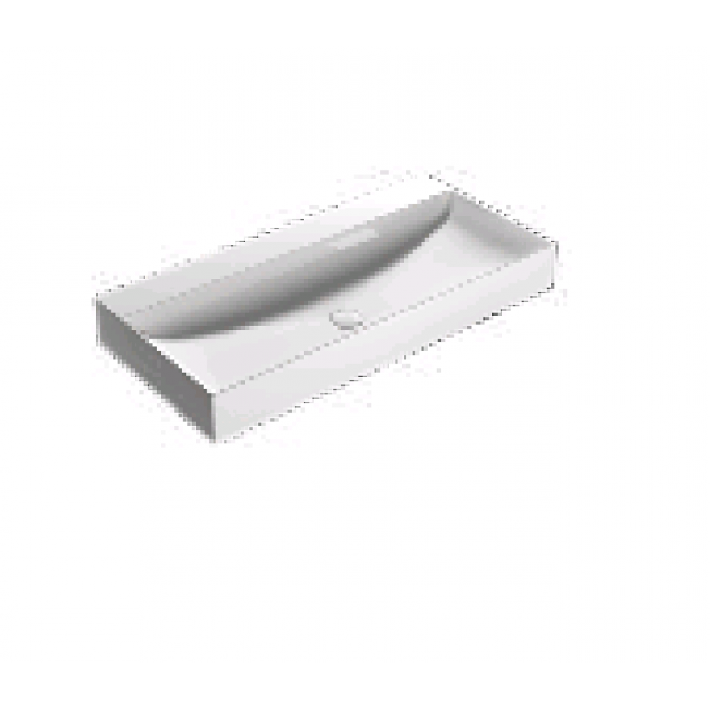 Раковина, Globo, Le Lastre, шгв 1000*470*120, отверстия для смесителя-отсутствуют, цвет-белый