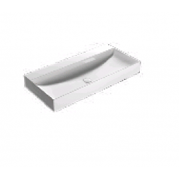 Раковина, Globo, Le Lastre, шгв 1000*470*120, отверстия для смесителя-отсутствуют, цвет-белый